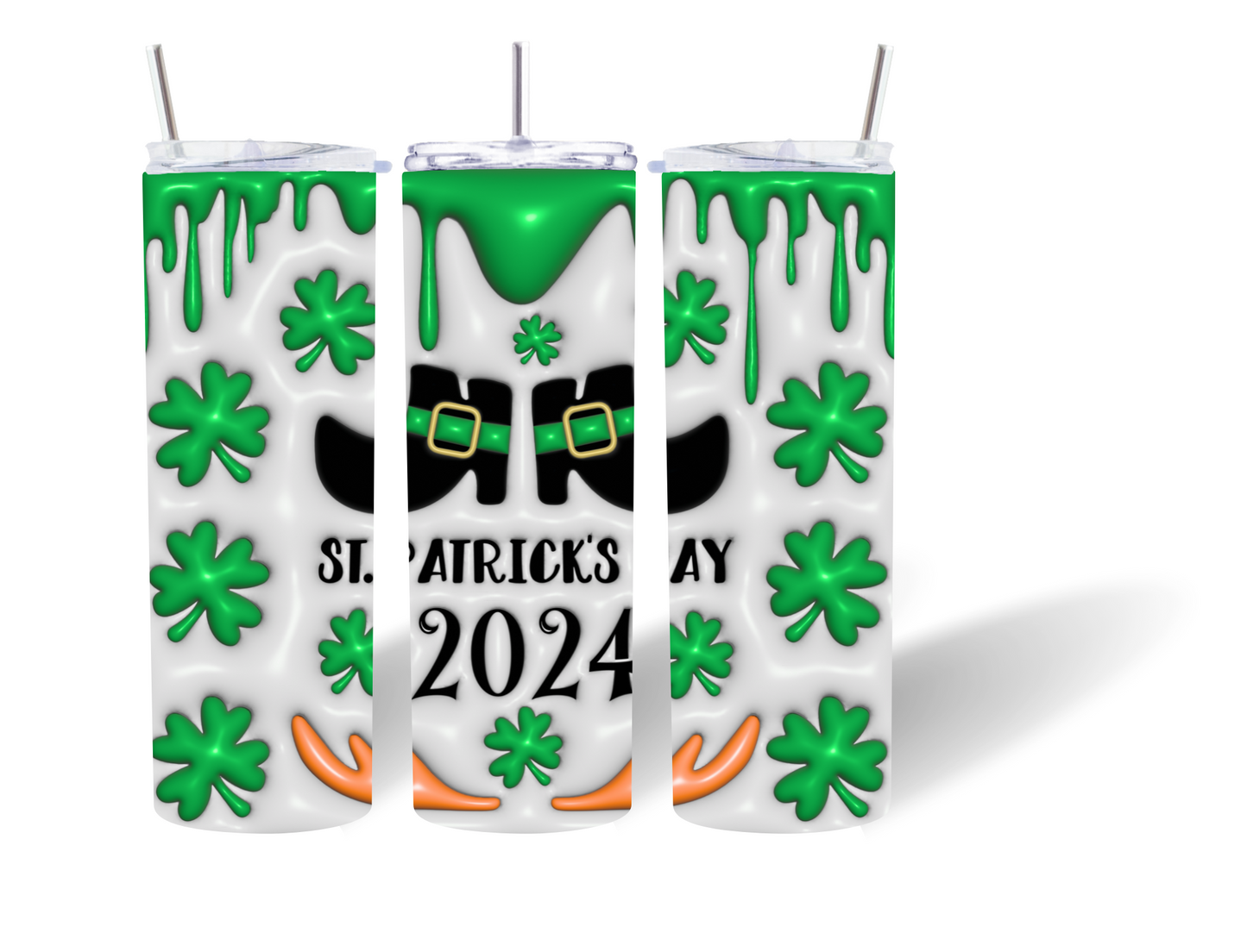 3D St Pattys Tumbler