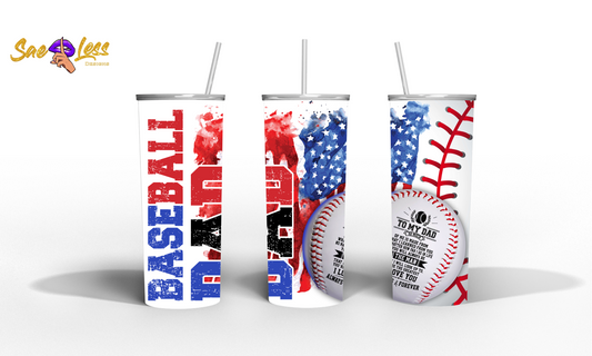 Baseball Dad Tumbler